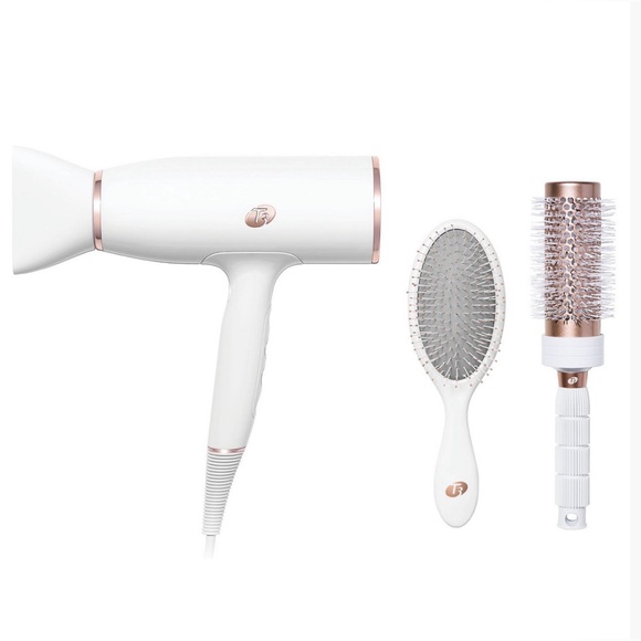 T3 AireLuxe Hair Dryer set - White and Rose Gold new in box never used